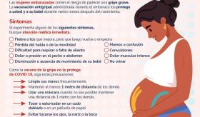 Embarazo y COVID19 - Infografía