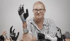 Innovador brazo biónico se fusiona con esqueleto y permite conexión eléctrica con el sistema nervioso