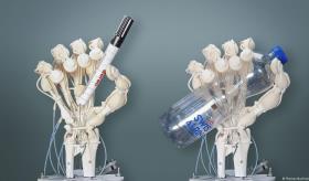 Investigadores logran imprimir mano robótica con huesos, ligamentos y tendones hechos de polímeros