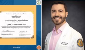 Dr. Gabriel Jiménez-Ocasio reconocido con Premio a la Excelencia en Psicoterapia 2023 para toda la nación