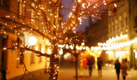 Impacto ambiental de las luces navideñas