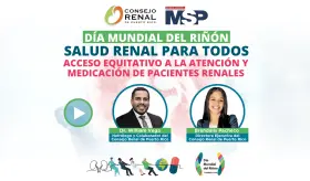 Día mundial del riñón - Salud renal, acceso equitativo a la atención y medicación de pacientes.