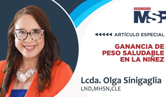 Ganancia de peso saludable en la niñez