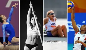 Mensaje de 4 atletas olímpicas que se convirtieron en médicas: "Esforzarse, fracasar y esforzarse más"