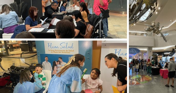 Cientos de personas visitan nuestra clínica dental y de inmunización en Plaza las Américas