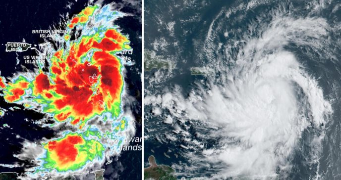 Ernesto se convierte en huracán al norte de Puerto Rico: Inundaciones repentinas y fuertes lluvias