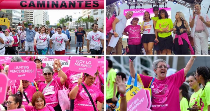 Race for the cure: Multitudinaria asistencia a la carrera por las pacientes de cáncer de seno