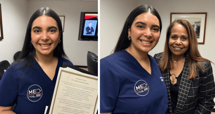 Estudiante de Medicina del Recinto de Ciencias Médicas recibe la prestigiosa Beca Ramón Mellado Parsons