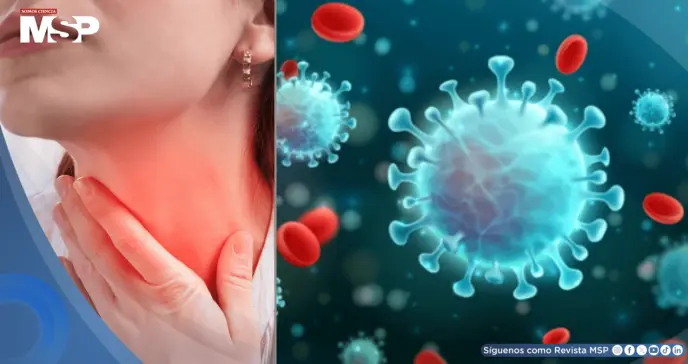 Identifican nueva variante de COVID-19 apodada garganta de cuchilla por su síntoma característico