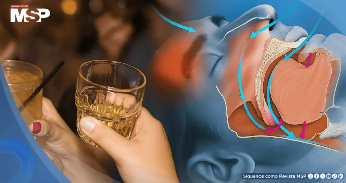 Desvelarse, consumir alcohol y dormir tarde los fines de semana aumentan la apnea del sueño