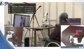 Brazo robótico asistido por IA permite a un paciente paralizado moverlo a través de señales cerebrales