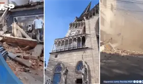Sismo de magnitud 7,4 sacude Colombia y deja da&ntilde;os, edificios colapsados y heridos