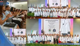 60 estudiantes de la Escuela de Medicina Dental del Recinto de Ciencias M&eacute;dicas reciben sus batas blancas