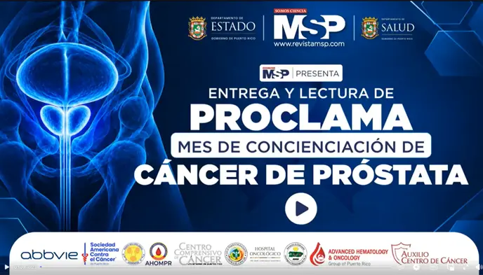 Proclama Conciensaci&oacute;n Cancer de Prostata